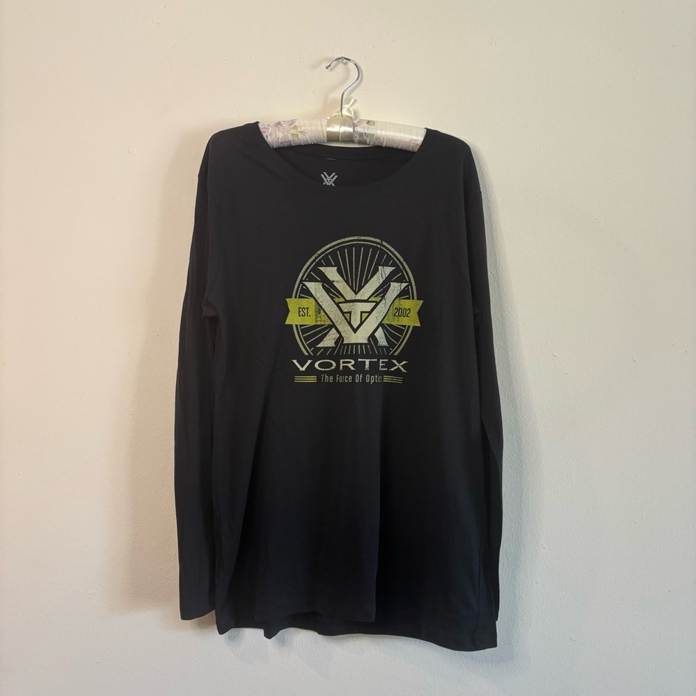 Vortex Black Long Sleeve Shirt- Size XL